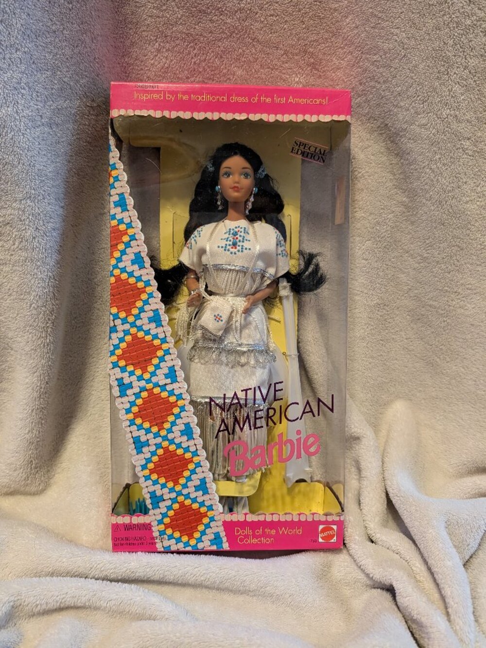 NIB 1991 Special Edition Dolls of the World Native American Barbie #1753